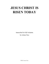 Jesus Christ Is Risen Today Orchestra sheet music cover